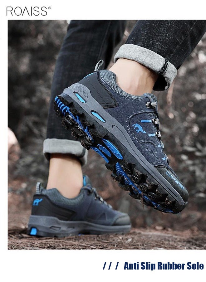 Men Hiking Shoes Winter Outdoor Trail Men Sport Trekking Mountain Boots Sneaker Waterproof Climbing Athletic Shoes