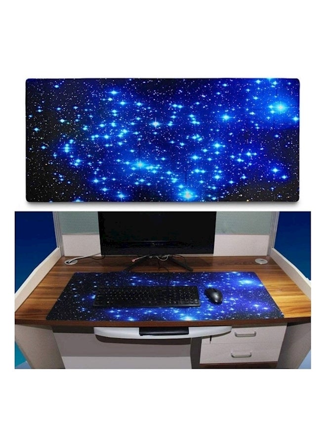 Nebulae Space Art Wallpaper Mouse Pad Blue