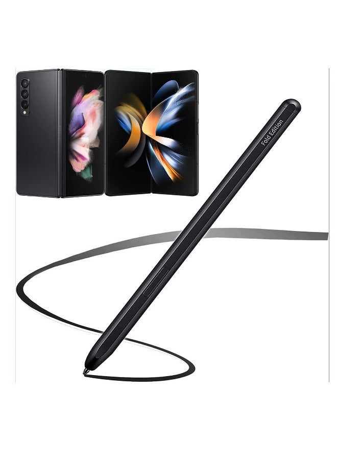 For Samsung Galaxy Z Fold 4/Z Fold 3 S Pen Stylus, No Charging and High Sensitive, Replacement S Pen for Galaxy Z Fold 4/Galaxy Z Fold 3 (Black)