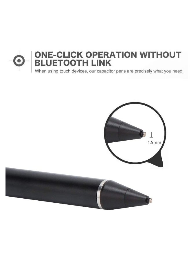 Active Stylus Digital Pen for All iPhones, iPad and Android Tablets, Phones Black