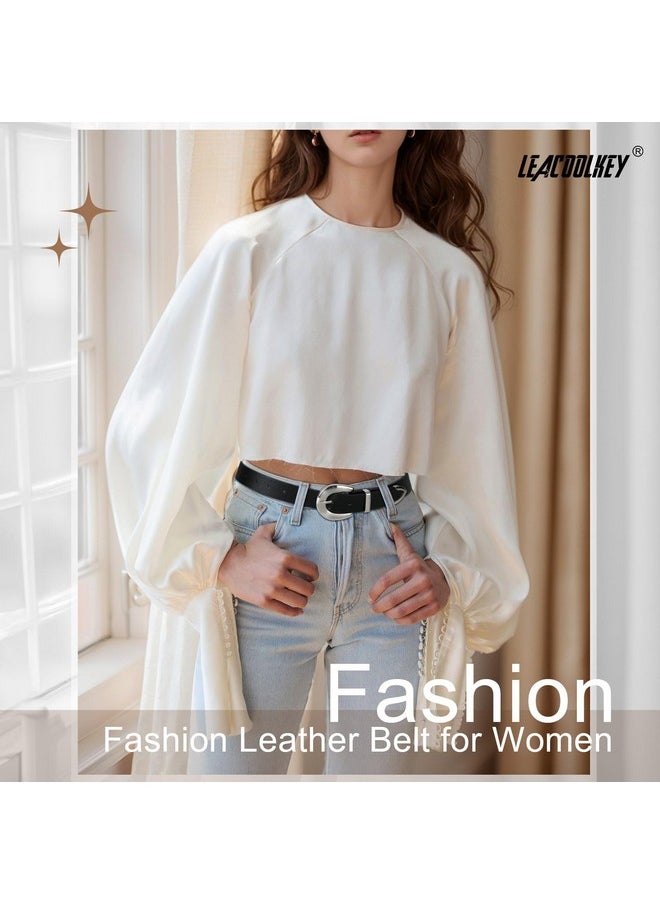 Women Leather Belt Women Belts For Jeans Dress Ladies Fashion Leather Waist Belt Women Black Belt