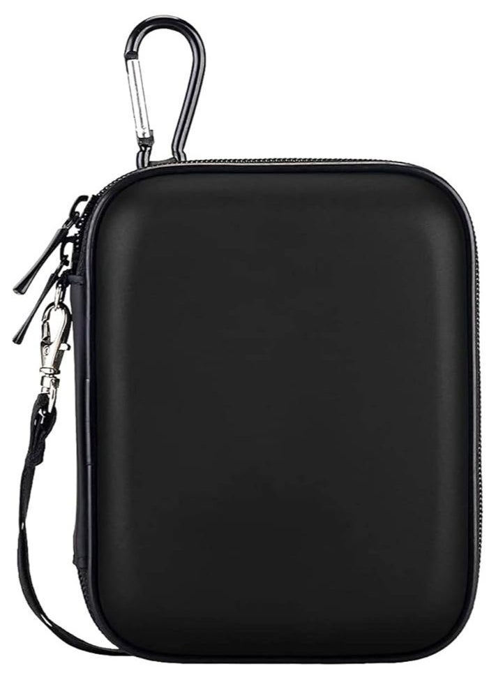 Hard Drive Case for Western Digital WD My Passport Elements, Seagate Backup Plus Slim Canvio Basics Portable External Hard Drive 1TB 2TB 3TB 4TB 5TB USB 3.0 HDD Water Repellent Travel Bag,Black