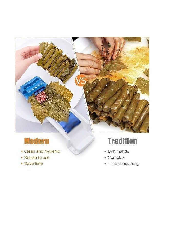 Grape Leaves Roller Grape Leaf   Machine Stuffed Grape Leaves Roller Grape Leaf Roller Vegetable Meat Rolling Tool Machine To Roll Grape Leaves,Sushi Roll MakerCabbage Rolling Machine