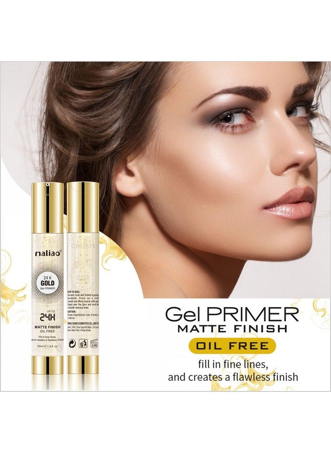 Gel Base Primer, Transparent Gold Crytals, 30 Ml