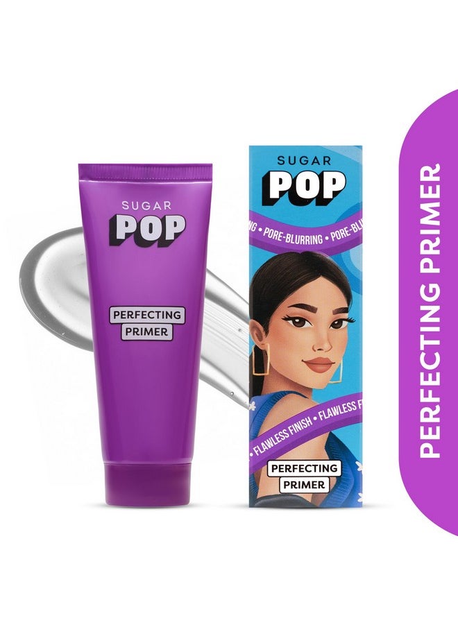 Perfecting Primer - Infused With Vitamin E L Blurs Pores, Wrinkles & Fine Lines, Hydrating, Lightweight, Gel-Based Matte Finish Formula To Keep Makeup Intact L Face Primer For Women L 25