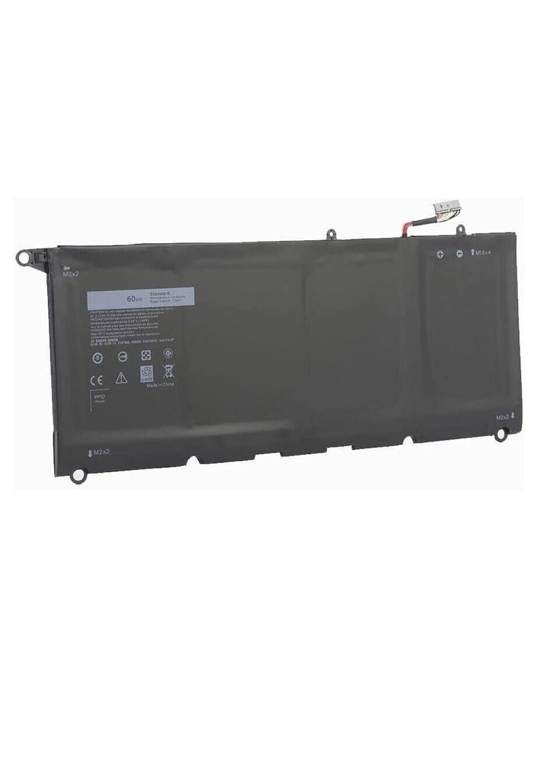 PW23Y Battery Compatible For Dell XPS 13 9343-9350 XPS 13 9360 Series RNP72 0TP1GT TP1GT