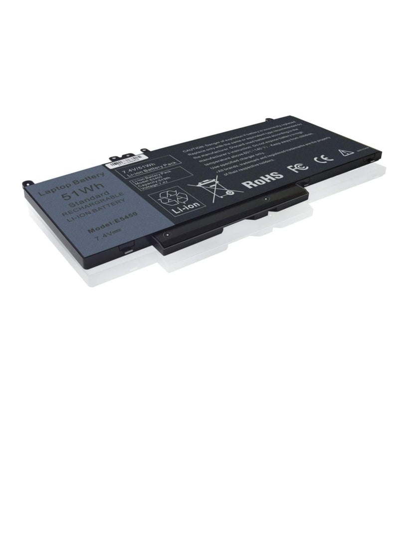 E5450 Battery Compatible with Dell. Latitude E5250 E5450 E5550, Replace for G5M10 8V5GX R9XM9 WYJC2 1KY05 Battery(51Wh 7.4V)