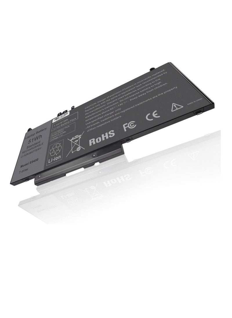 E5450 Battery Compatible with Dell. Latitude E5250 E5450 E5550, Replace for G5M10 8V5GX R9XM9 WYJC2 1KY05 Battery(51Wh 7.4V)