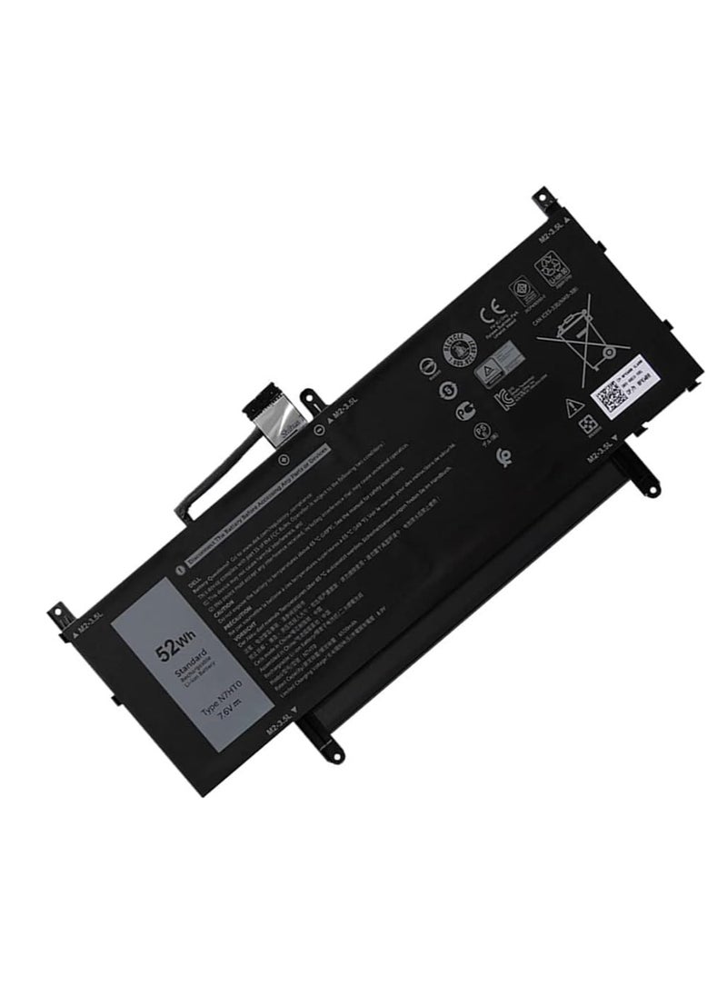 N7HT0 7.6V;52Wh Laptop Battery Compatible for Dell Latitude 9510 2-in-1 089GNG 0HYMNG 10R94 TVKGH 08NFC7