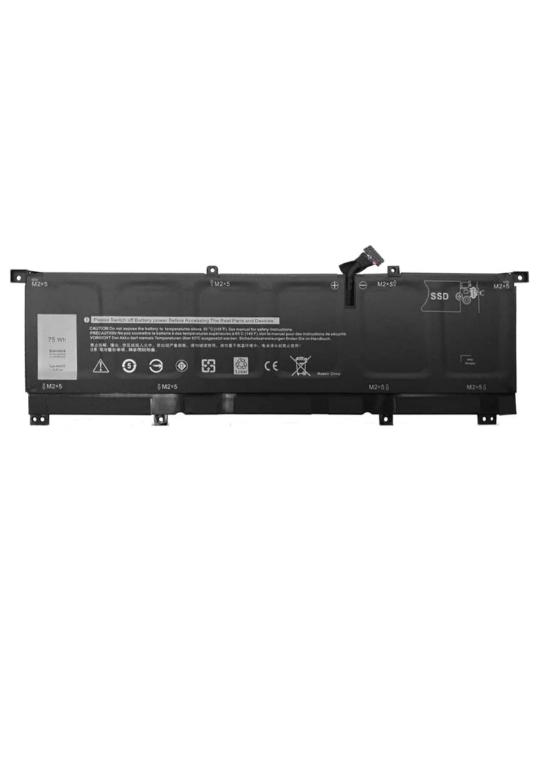 8N0T7 11.4V 75Wh 6-Cell Laptop Battery Compatible with DELL XPS 15 9575 P73F001 15-9575-D1605TS 15-9575-D1805TS Precision 5530 2-in-1 Series Notebook 08N0T7 TMFYT 0TMF.Y. 10