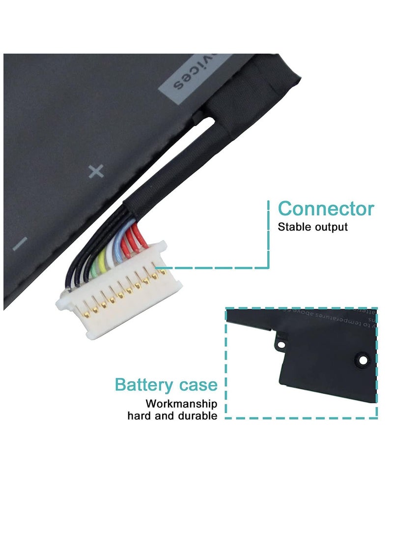 7.6V 34Wh 4250mAh 4-Cells Laptop battery compatible for Dell XCNR3 0XCNR3 P63NY N3KPR WY7CG G7X14 0G7X14 Latitude 13 7370 Ultrabook Series