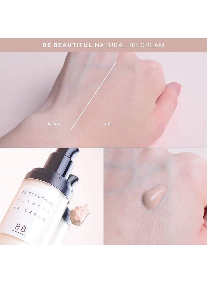 Be Beautiful Natural Bb Cream Spf30 Pa++ | K Beauty, Korean Skin Care Products, Light Coverage For All Skin Types, 1 Count