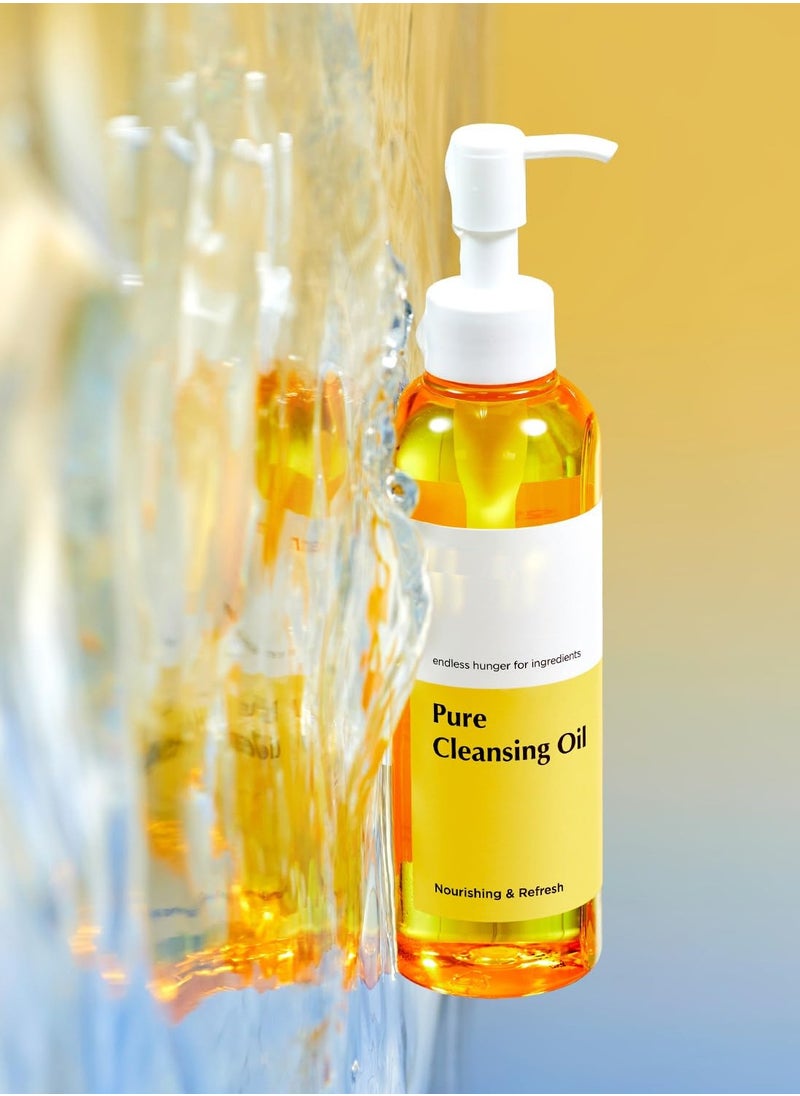 Pure Cleansing Oil,Blackhead Melting, Daily Makeup Removal with Argan Oil 200ML