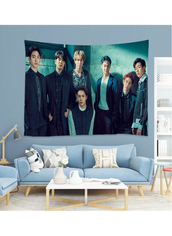 Korean Men's Group GOT7 Home Decoration Tapestry Wall Curtain Background Cloth 180x230cm