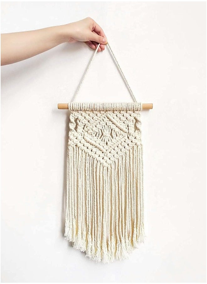 Wall-Mounted Small Woven Tapestry Wall Art Decoration-Suitable for Bohemian Style Home Decoration, Apartment, Nursery, Party Decorations, Two Random Styles, 2PCS