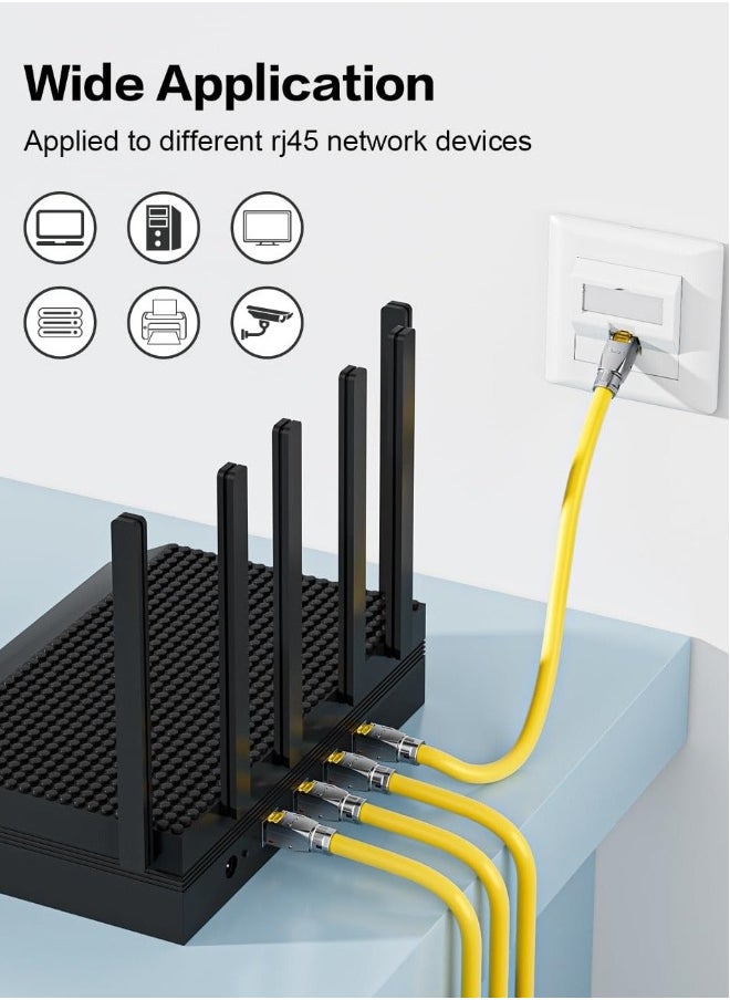 RJ45 Cat6A Connectors, Tool-Free Reusable Shielded Ethernet Termination Plugs for 23 to 26 SFTP UTP Cable, 10G Easy Internet Plug, Fast Field Installation (2 Pack)