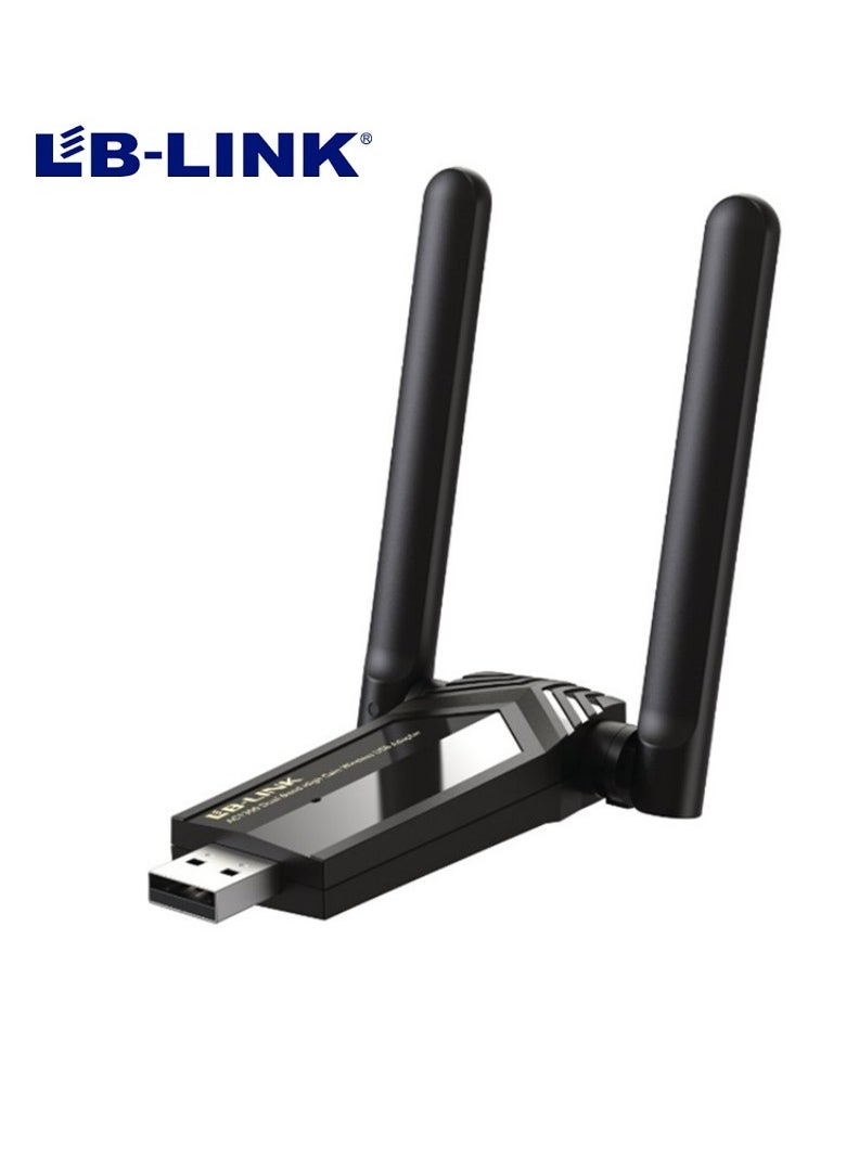 LB-LINK WDN1300H Dual Band 1300M USB Wireless Network Card Dual Antenna WiFi Receiver