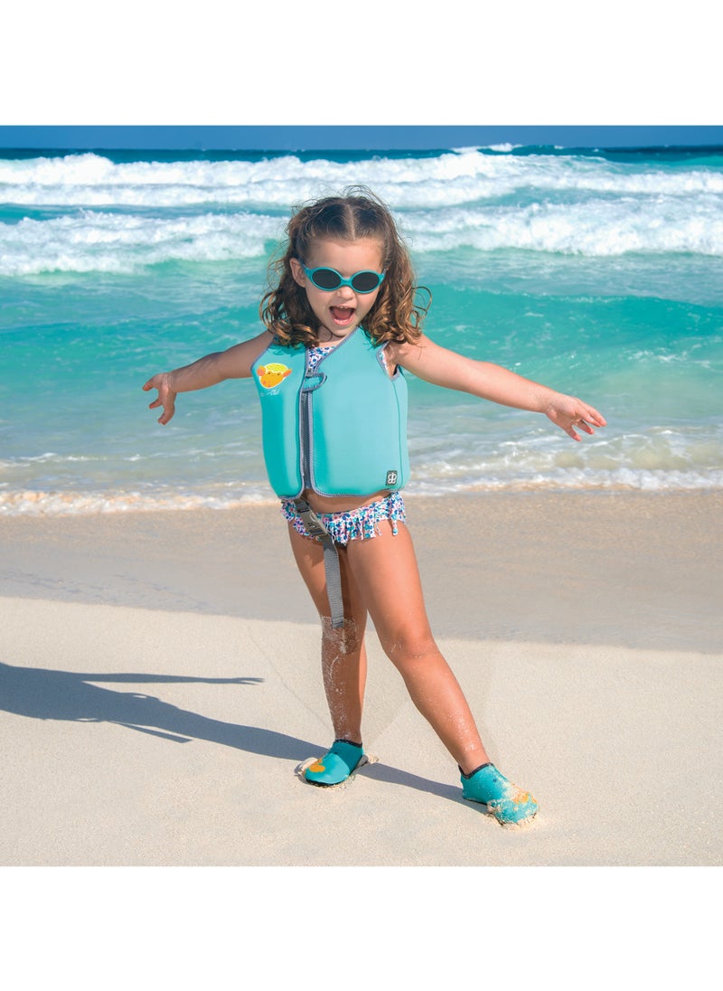 bblüv Shoöz Protective Water Shoes for 3-4 Years Kids – Quick Dry, Non-Slip, Flexible, Floating Aqua Shoes for Beach & Pool – Machine Washable – Baby & Toddler Swim Shoes