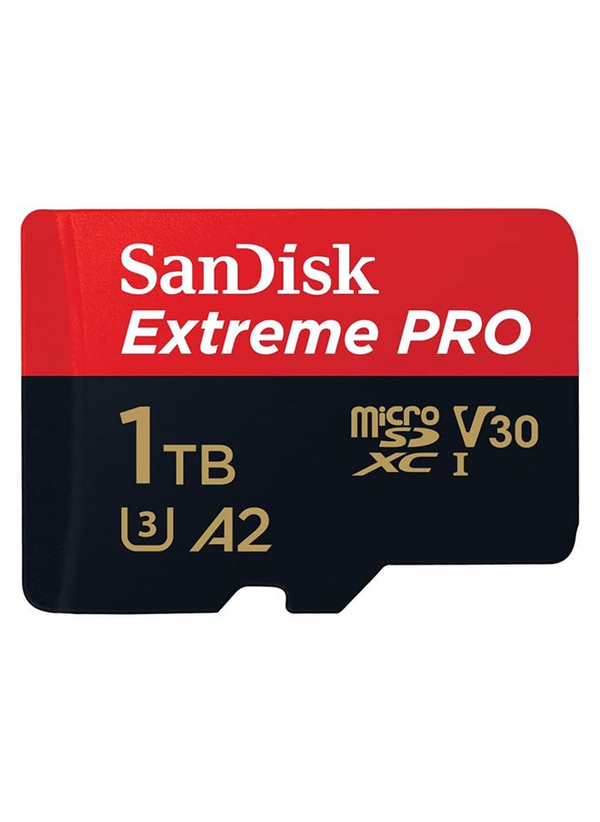 Extreme Pro Microsd Uhs I Card For 4K Video On Smartphones, Action Cams And Drones 200Mb/S Read, 140Mb/S Write, Sdsqxcd 1T00 Gn6Ma 1 TB