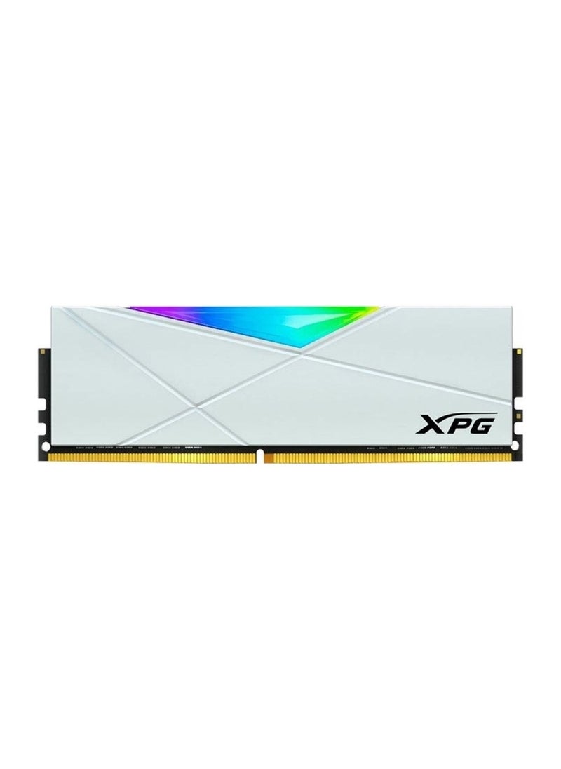 XPG Spectrix D50 32GB (32GBX1) DDR4 RGB Memory, 3600MHz Memory Speed, CL 18-20-20 CAS Latency, Supports Intel XMP 2.0, AX4U360032G18I-SW50