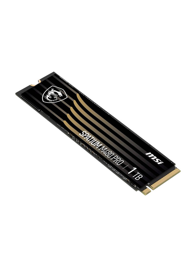 Spatium M480 Pro PCIe Gen4x4 M.2 2280 Internal SSD, 1TB Capacity, Up To 7400MB/s Sequential Read & 6000MB/s Sequential Write Speed, 700 TBW, 3D NAND | S78-440L1G0-P83 1 TB