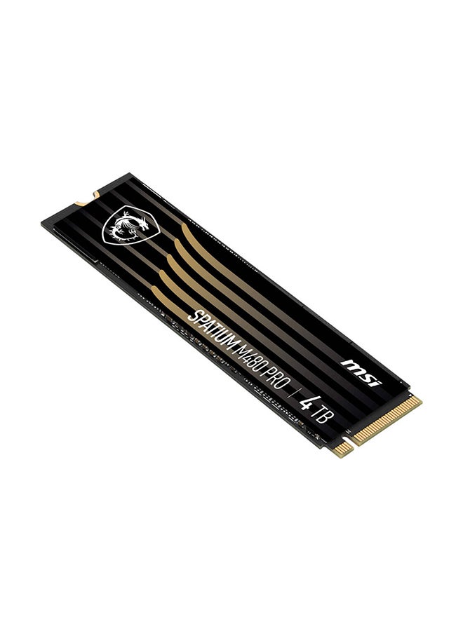 Spatium M480 Pro PCIe Gen4x4 M.2 2280 Internal SSD, 4TB Capacity, Up To 7400MB/s Sequential Read & 7000MB/s Sequential Write Speed, 3000 TBW, 3D NAND | S78-440R050-P83 4 TB