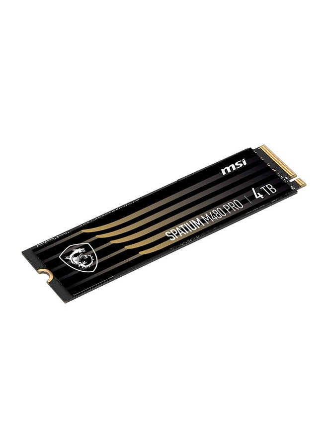 Spatium M480 Pro PCIe Gen4x4 M.2 2280 Internal SSD, 4TB Capacity, Up To 7400MB/s Sequential Read & 7000MB/s Sequential Write Speed, 3000 TBW, 3D NAND | S78-440R050-P83 4 TB