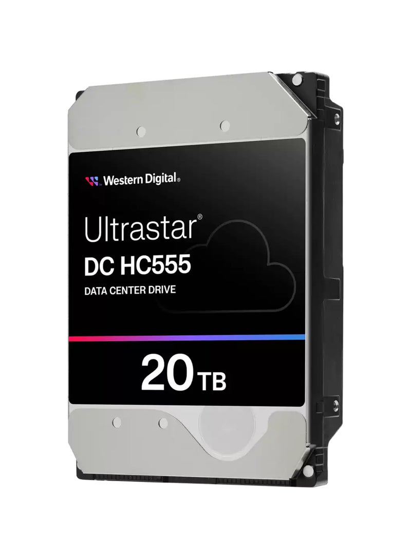 Ultrastar HC555 20TB Internal Hard Drive, 512MB Cache Size, 7200 RPM Speed, SATA 6Gb/s Interface, EAMR Technology, HelioSeal, 285MB/s Transfer Rate, 3.5'' Form Factor, Compatible With Windows / Server / Linux | 0B48724 - WUH722020CLE6L4 20 TB