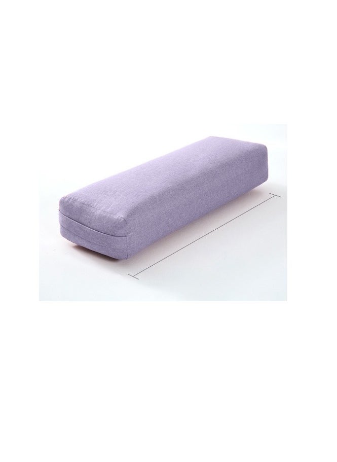 Removable Linen Yoga Pillow Purple