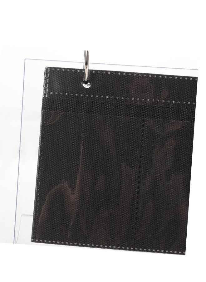 68 Pockets Acrylic Desk Mini Photo Picture Album, Photo Frame Flip Photo Album, Suitable for Photos Photocard Stand Plastic Acrylic Card Holder Office, 6.5*8.9CM