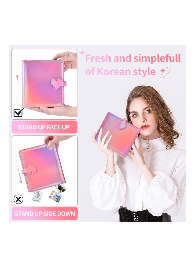 A5 Kpop Photocard Binder Album Holder Book Card Protectors Sleeve Pages Polaroid Photo Transparent Portable 4 Pocket 200 Cards