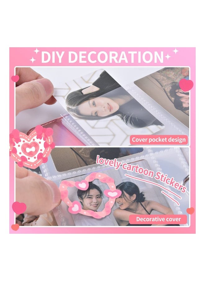 A5 Kpop Photocard Binder Album Holder Book Card Protectors Sleeve Pages Polaroid Photo Transparent Portable 4 Pocket 200 Cards