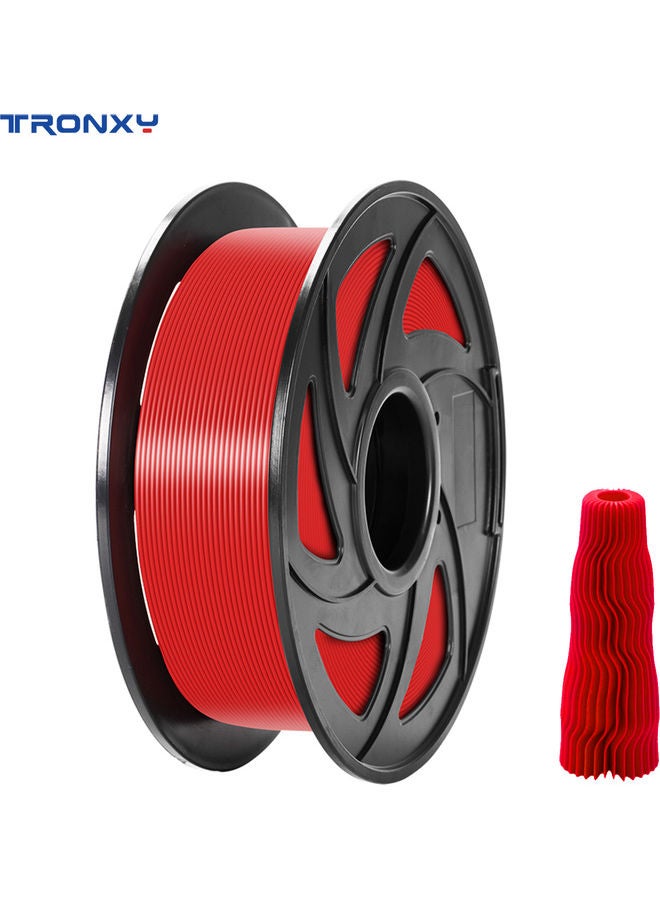 TPU 3D Printer Filament 1.75mm Dimensional Accuracy +/- 0.05mm 1kg(2.2lbs) Spool Red/Black