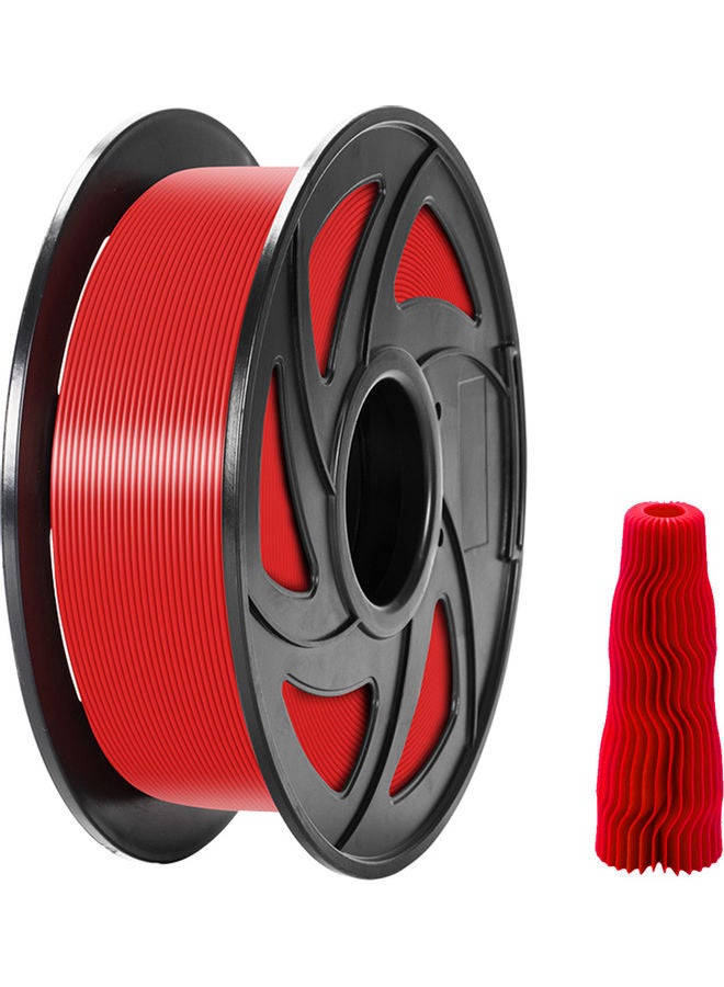 TPU 3D Printer Filament 1.75mm Dimensional Accuracy +/- 0.05mm 1kg(2.2lbs) Spool Red/Black