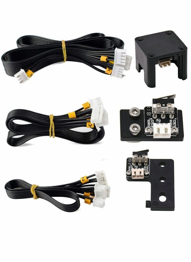 Stepper Motor Line Limit Switch Set, 3 Pcs X Y Z Axis Stepper Motor Line, Limited Switch and Endstop Cable