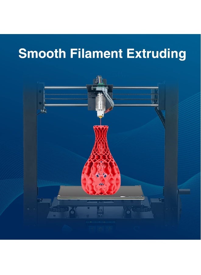 3D Printer Hotend Replacement for Vyper, Kobra Max, Kobra Plus, Volcano V5 J Head, Quality Brass Nozzle, 24V 40W Ceramic Heating Cartridge, Supports High Speed Printing