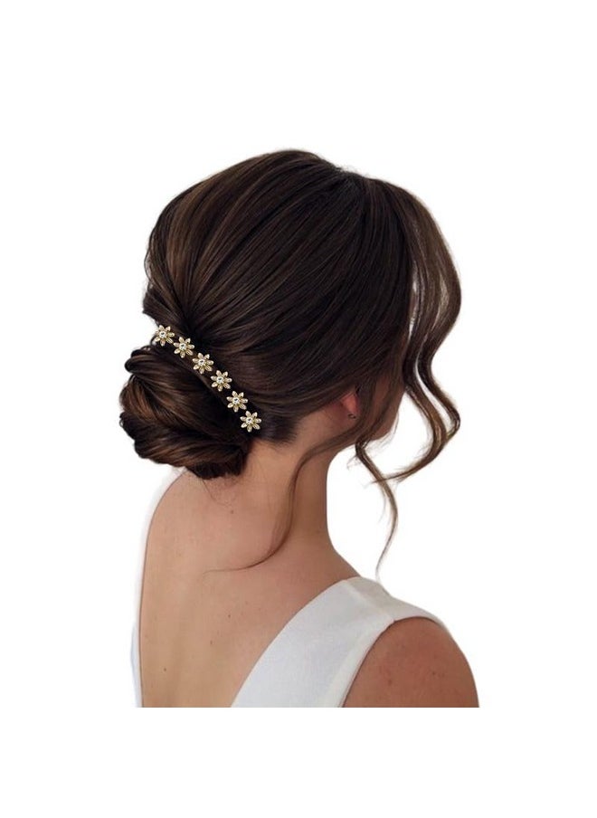 Hair Pins, Effortlessly Elegant Stone, Perfect For Easy Diy Styling And Enhancing Your Hairstyle Effortlessly, Juda Pin, Silver_2273