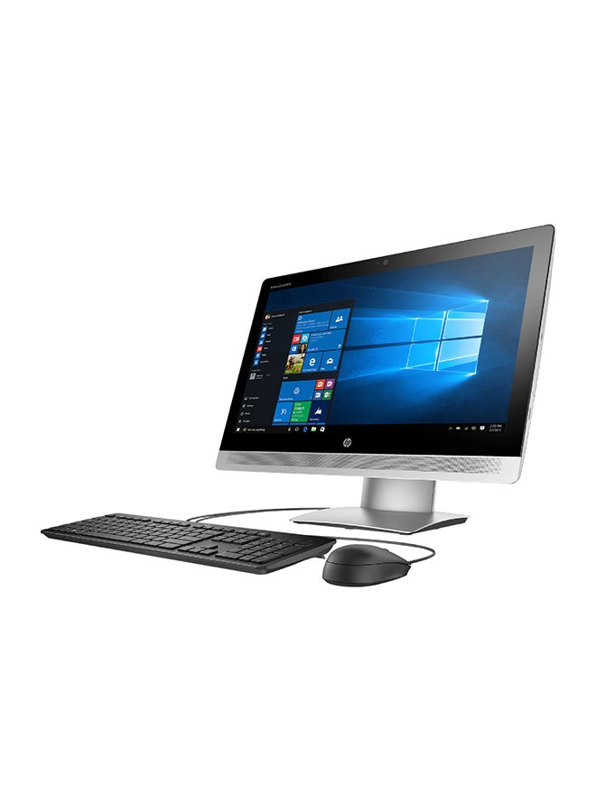 Renewed - All-in-One Desktop PC EliteOne 800 G2 AIO With 23-Inch HD Display,Intel Core i5 Processor/6th Gen/8GB RAM/256GB SSD With CD Room English Black