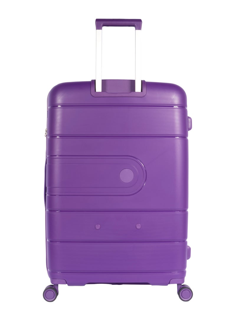 Pierre Cardin Hardcase Trolley Large Check In PC86304 Acai Purple
