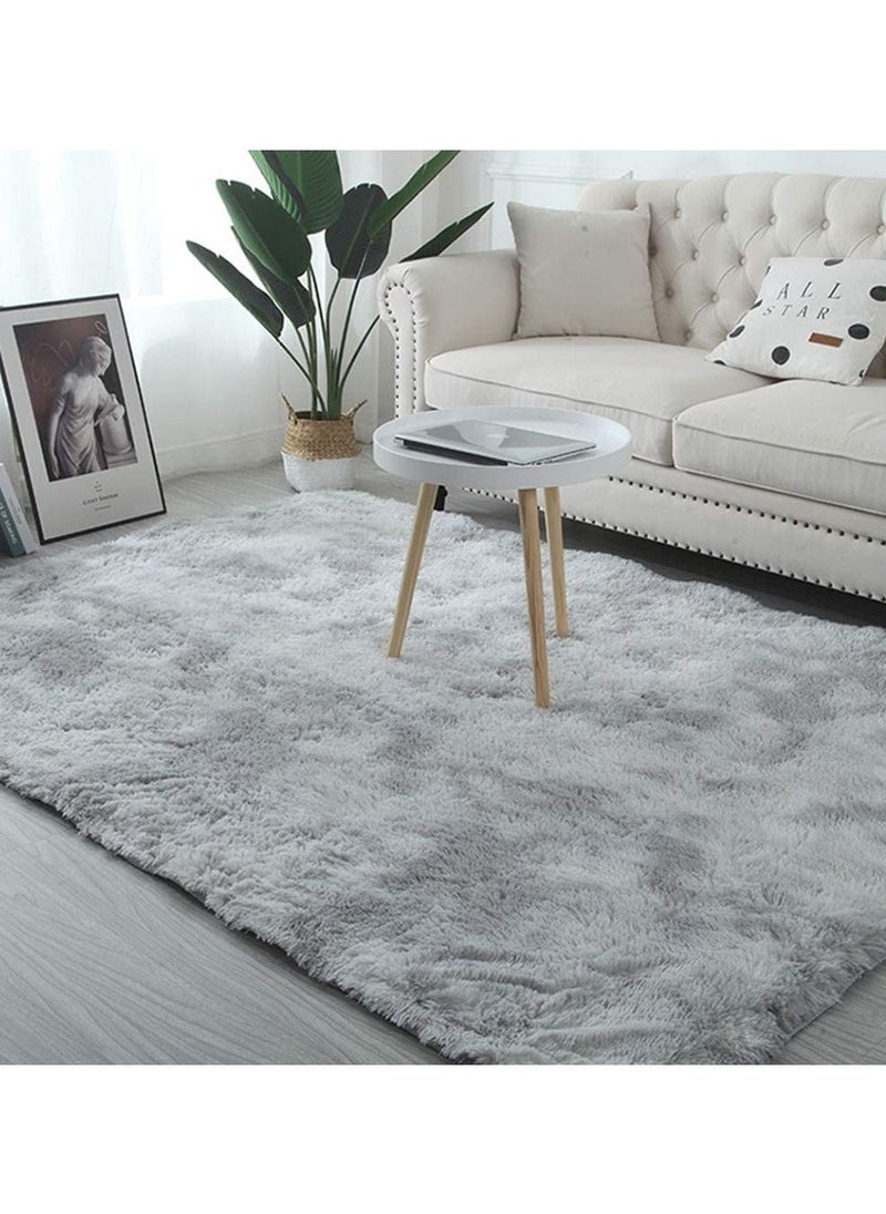 Large Rugs for Living Room Modern Long Hair Lounge Carpets in Bedroom Furry Decoration Nordic Fluffy Floor Bed Mats