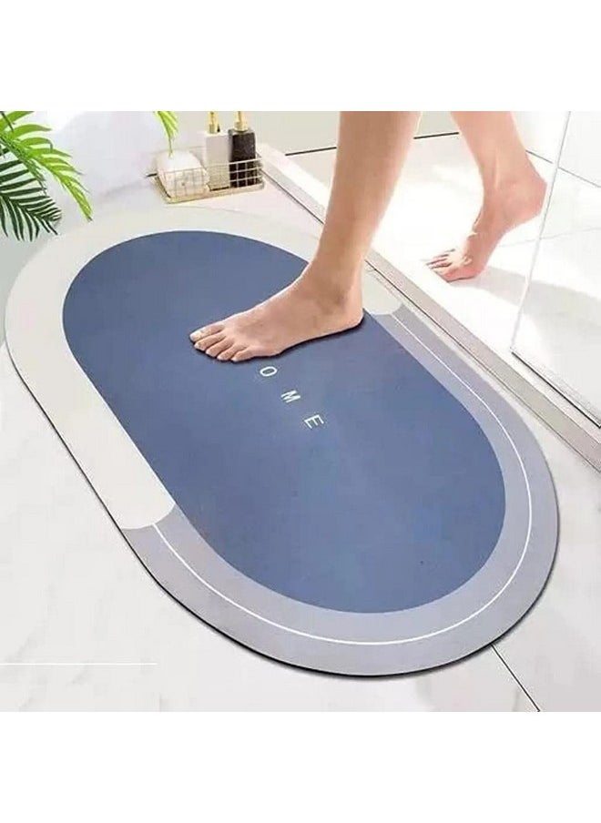 Bathroom, Door Mat, Floor, Bath Mat, Carpet | Non Slip Mat For Bathroom Cushion, Super Absorbent Soft Carpet, Quick Dry Dirt Barrier For Home, Office, (40X60Cm)