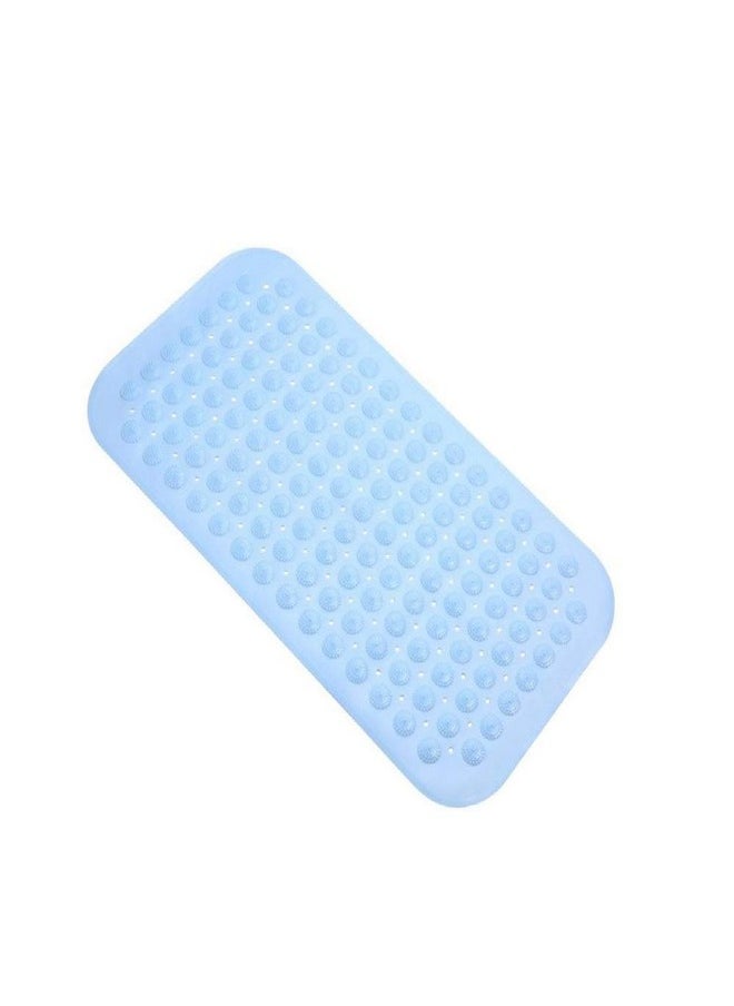 Non-Slip Bath Mat For Toilet, Kitchen, Bathroom, Shower With Anti Slip Suction Cups (Multicolour, 70 X 37 Cm, 1-Pcs)