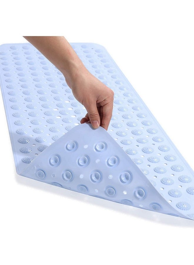 Non-Slip Bath Mat For Toilet, Kitchen, Bathroom, Shower With Anti Slip Suction Cups (Multicolour, 70 X 37 Cm, 1-Pcs)