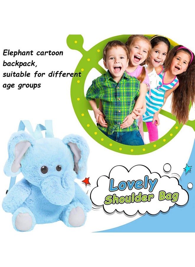 Kids Soft Animal Cartoon Travelling School Bag Soft Plush Backpacks Boys Girls Baby For 2 To 5 Years Baby/Boys/Girls Nursery, Preschool (Candy_Skynick_Elephant)