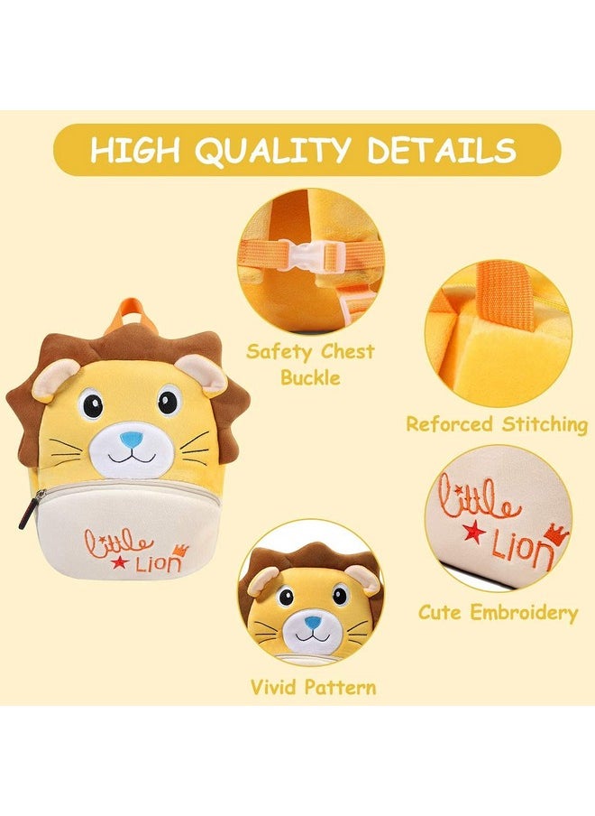 Brown Fox Kids Soft Cartoon Animal Travelling School Bag Soft Plush Backpacks Boys Girls Baby For 2 To 5 Years Baby/Boys/Girls Nursery, Preschool, Picnic, 10 Liters