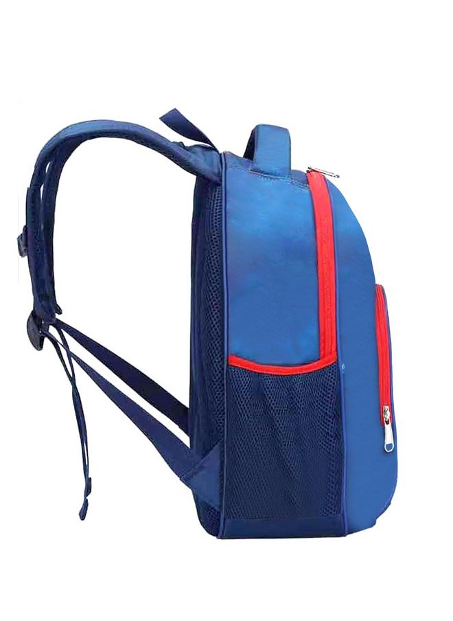 Waterproof Polyester 26 L School Backpack With Pencil/Staionery Pouch School Bag Class 1 To 8 Daypack Picnic Bag For School Going Boys & Girls(Bk_Blue_Space_24_A)