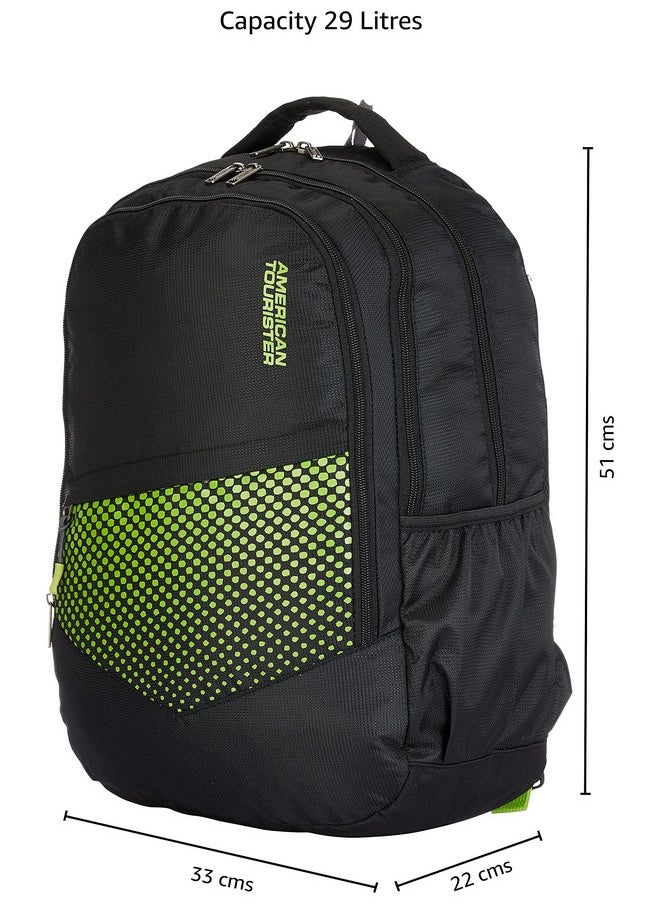 Mist 29 Ltrs Large Size Casual Backpack- Black