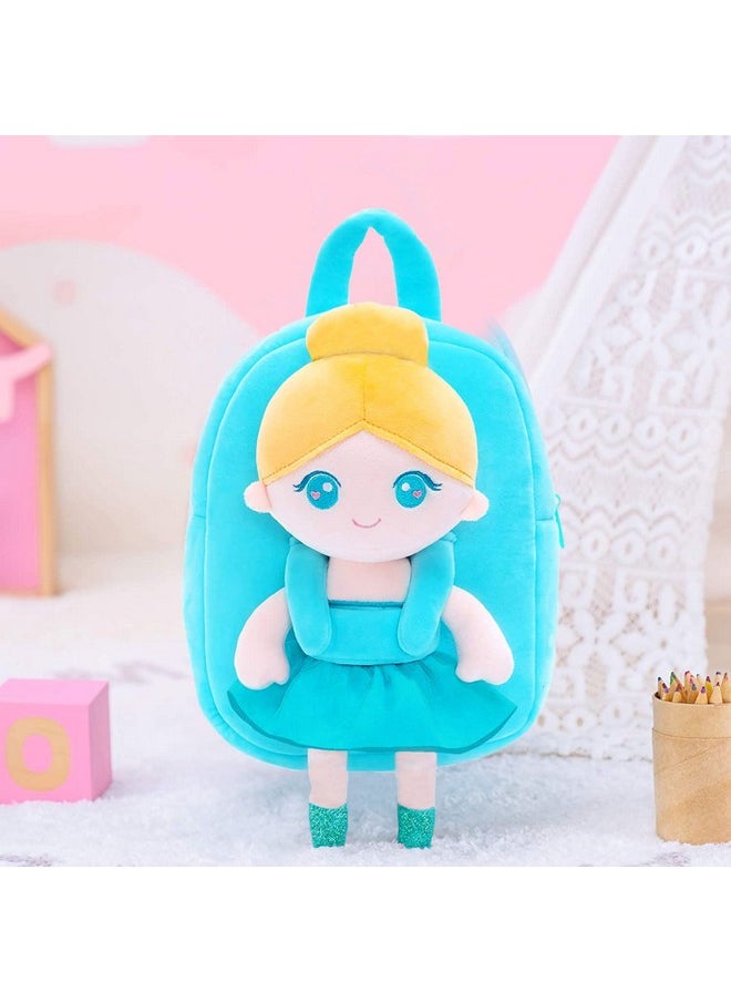 Kids Soft Animal Cartoon Travelling School Bag Soft Plush Backpacks Boys Girls Baby For 2 To 5 Years Baby/Boys/Girls Nursery, Preschool,Picnic(Sky_Ballerinadoll)