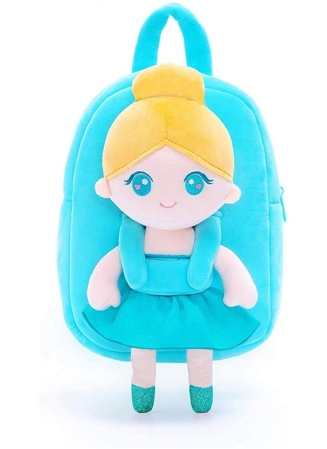 Kids Soft Animal Cartoon Travelling School Bag Soft Plush Backpacks Boys Girls Baby For 2 To 5 Years Baby/Boys/Girls Nursery, Preschool,Picnic(Sky_Ballerinadoll)