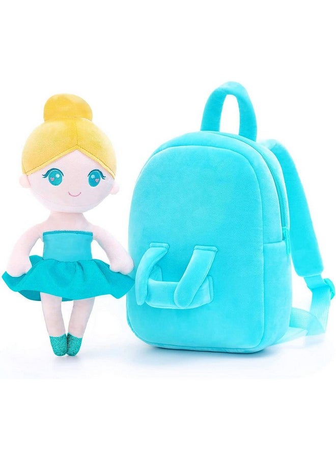 Kids Soft Animal Cartoon Travelling School Bag Soft Plush Backpacks Boys Girls Baby For 2 To 5 Years Baby/Boys/Girls Nursery, Preschool,Picnic(Sky_Ballerinadoll)